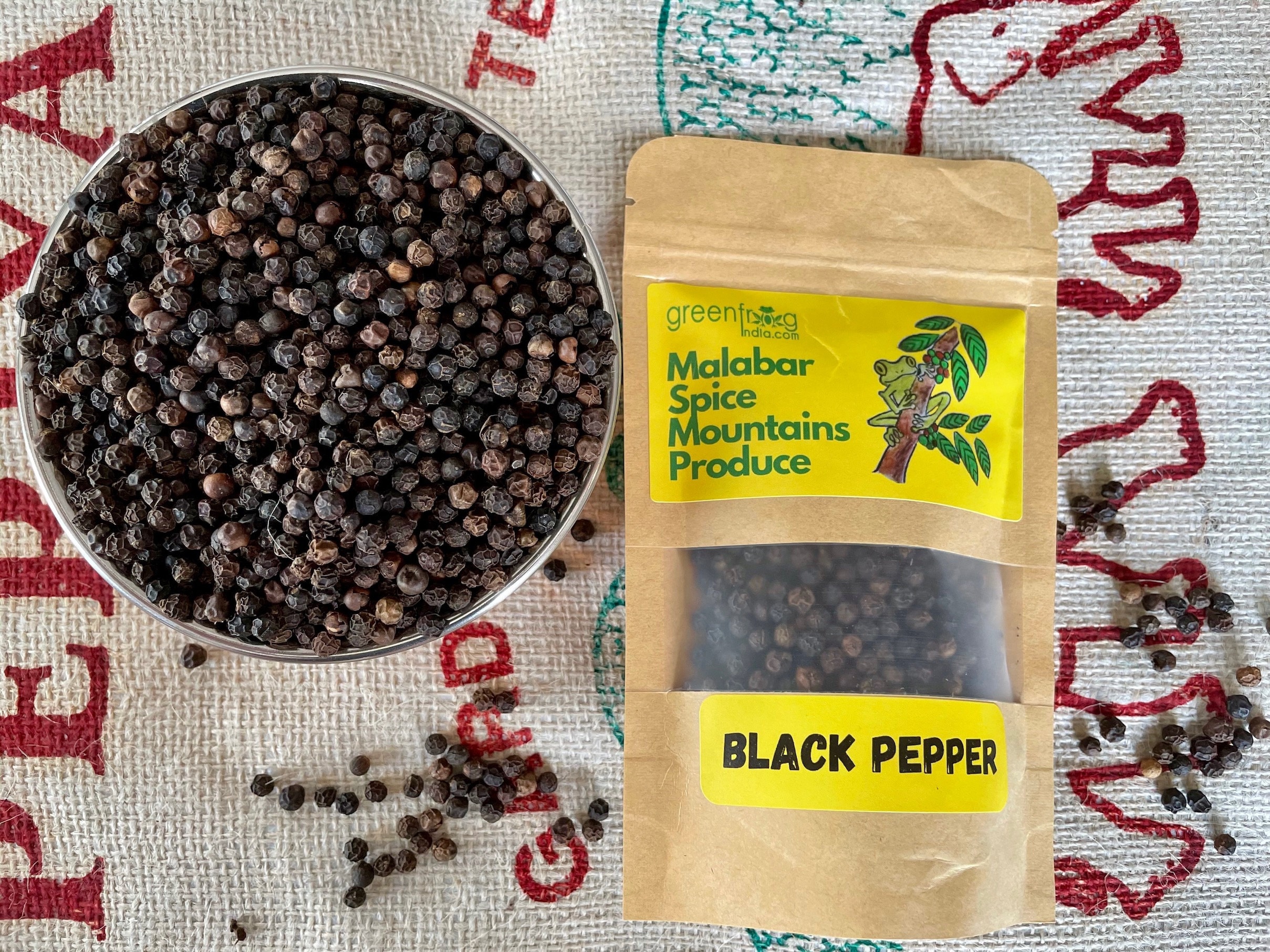 Tellicherry Black Peppercorns Certified Organic (8 oz)