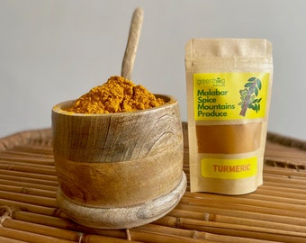 Turmeric Super Spice From Our Home In The Spice Mountains Of Kerala, South India with Natural High Curcumin Content Best Spice