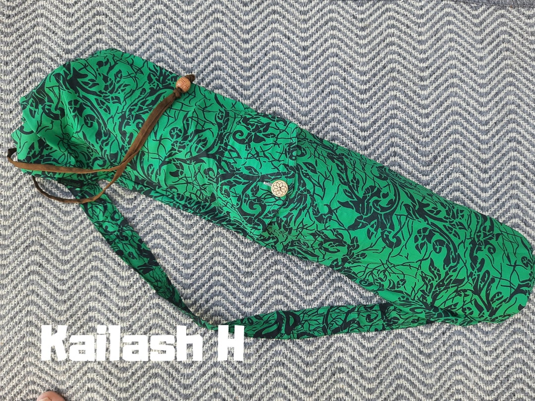 Upcycled Sari Yoga Mat Bag Handmade From 100 Recycled Etsy