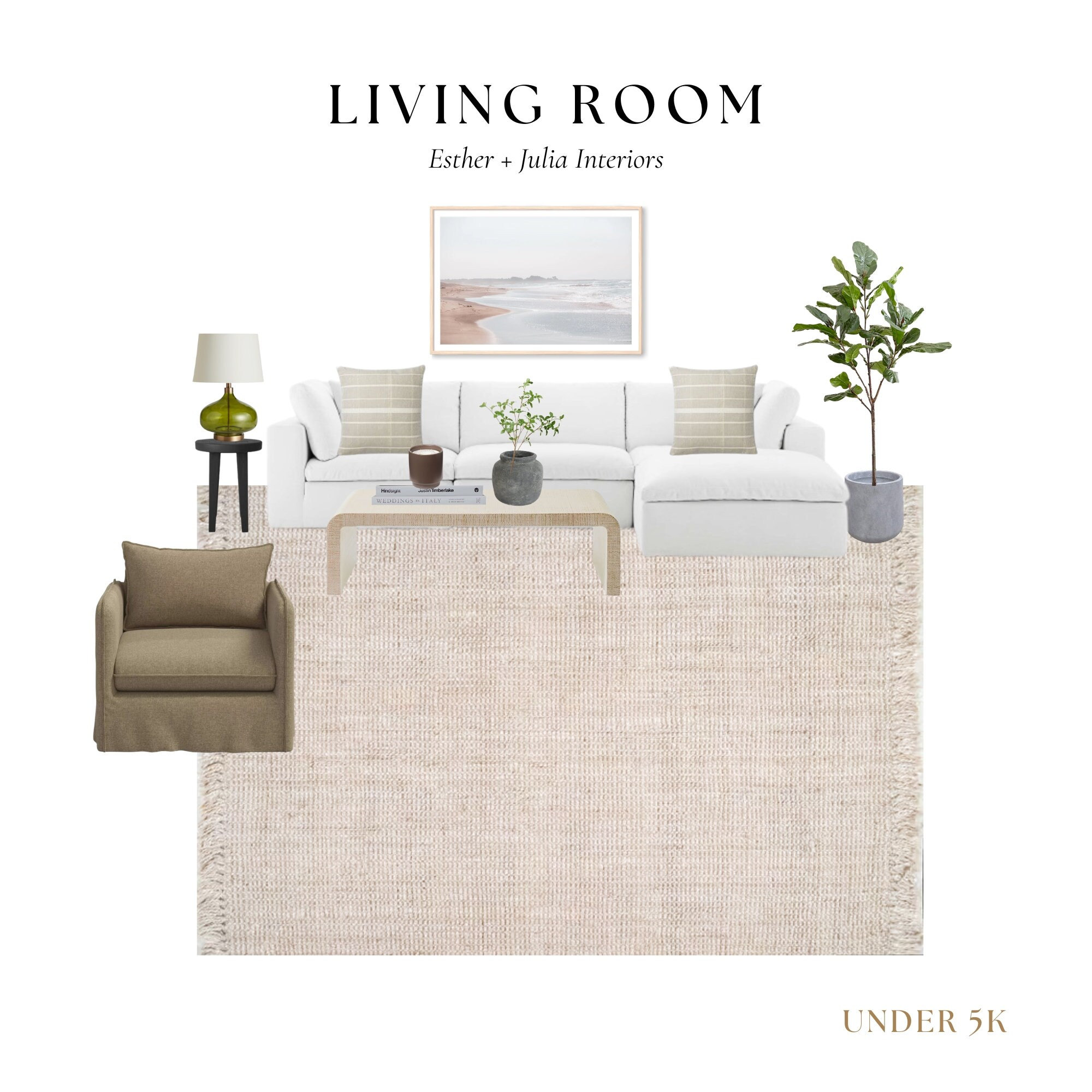 Living Room mcgee & Co Inspired Living Roominterior Design Package - Etsy