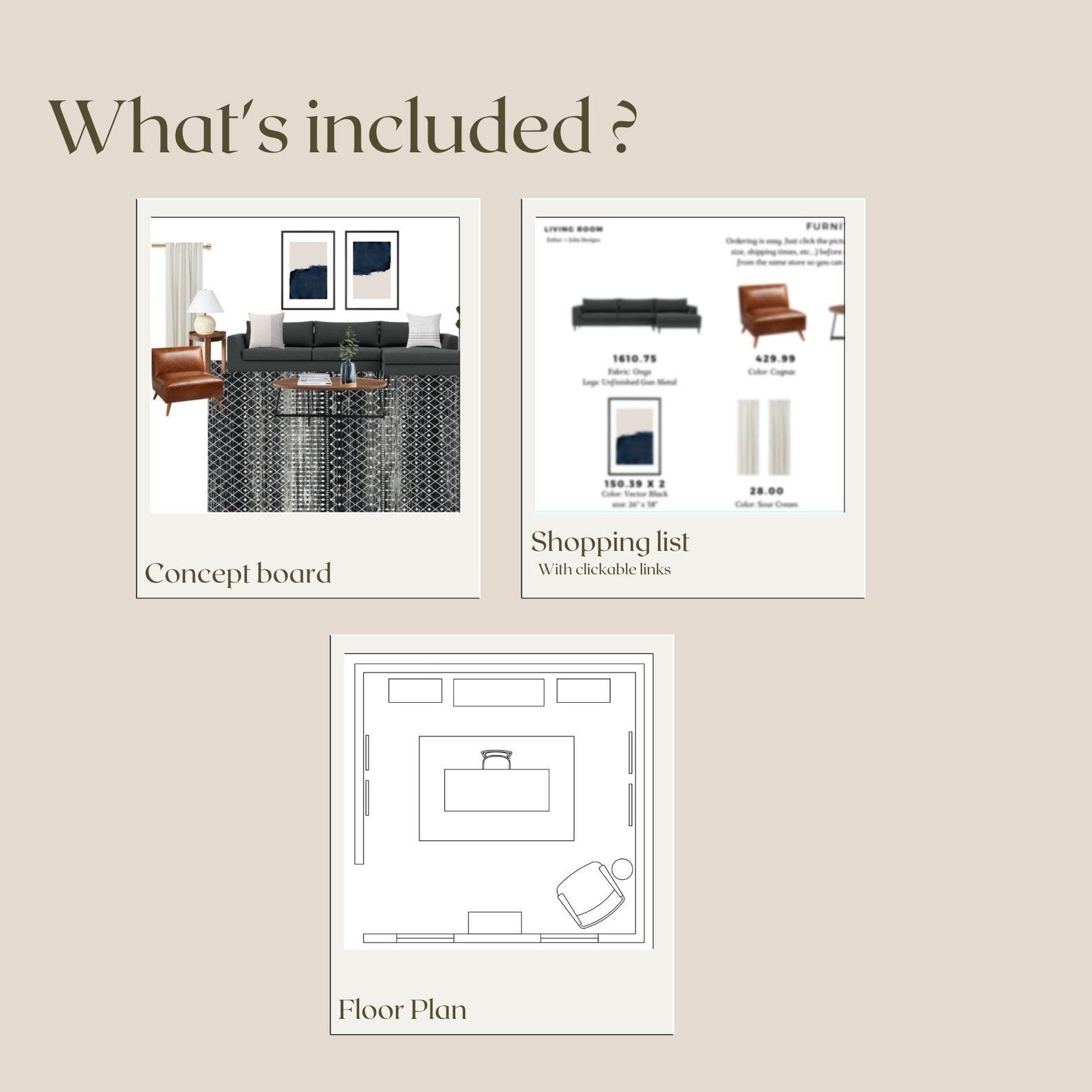 Bedroom mcgee & Co Inspired Living Room interior Design - Etsy