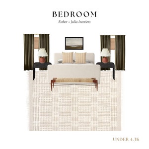 Bedroom |McGee & Co Inspired Living Room |Interior Design Package