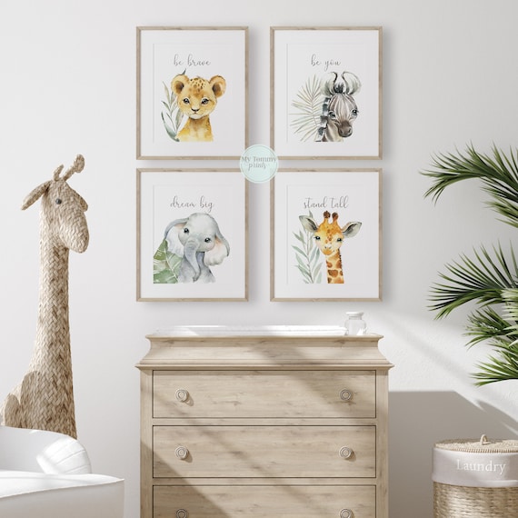 From The Nursery of Giraffe Stationary Set for Boys and Girls