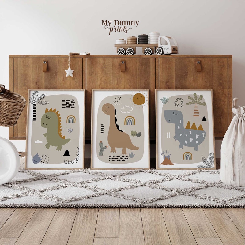 Dinosaur Nursery Prints - Etsy