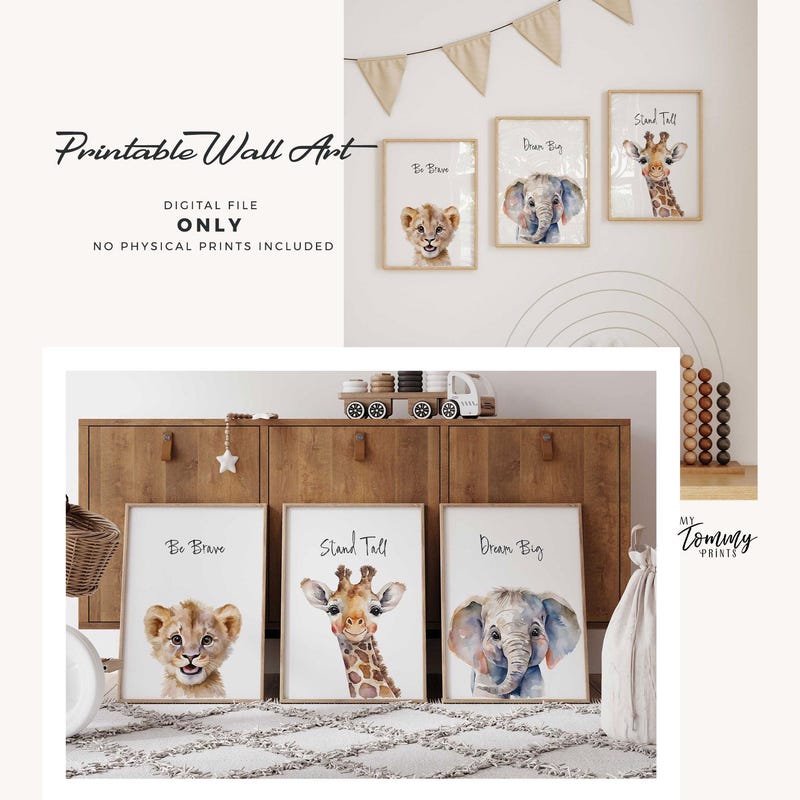 Jungle Nursery Art - Etsy