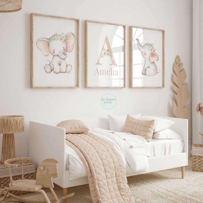Baby Elephant Nursery - Etsy