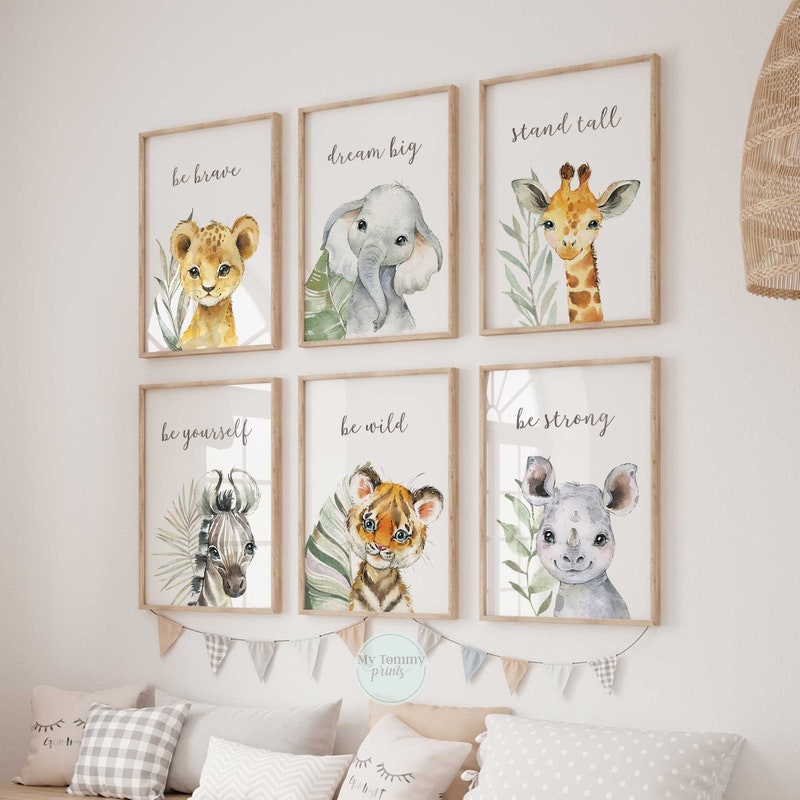 Jungle Animal Prints - Etsy