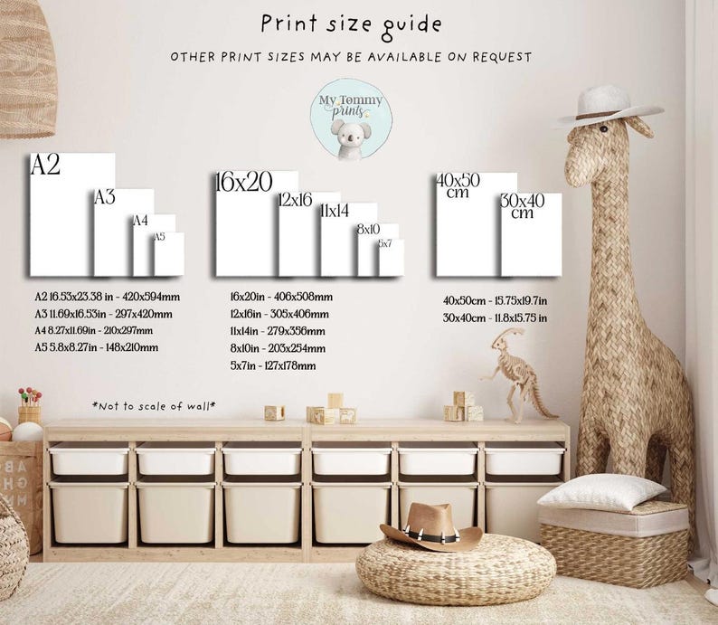 Little Man Cave Prints for Kids Bedroom, Fun Wall Art Decor, Boys Room