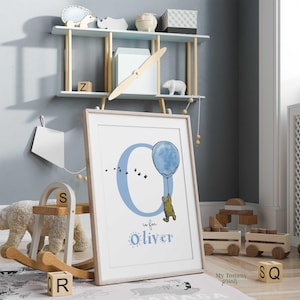 Winnie Puuh Kinderzimmer Druck Personalisierte Wandkunst für Kinderzimmer, Babypartygeschenk, klassisches Pooh Schlafzimmer Dekor