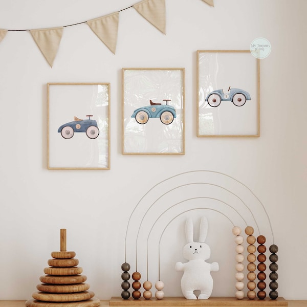 Toddler Car Art Prints Etsy