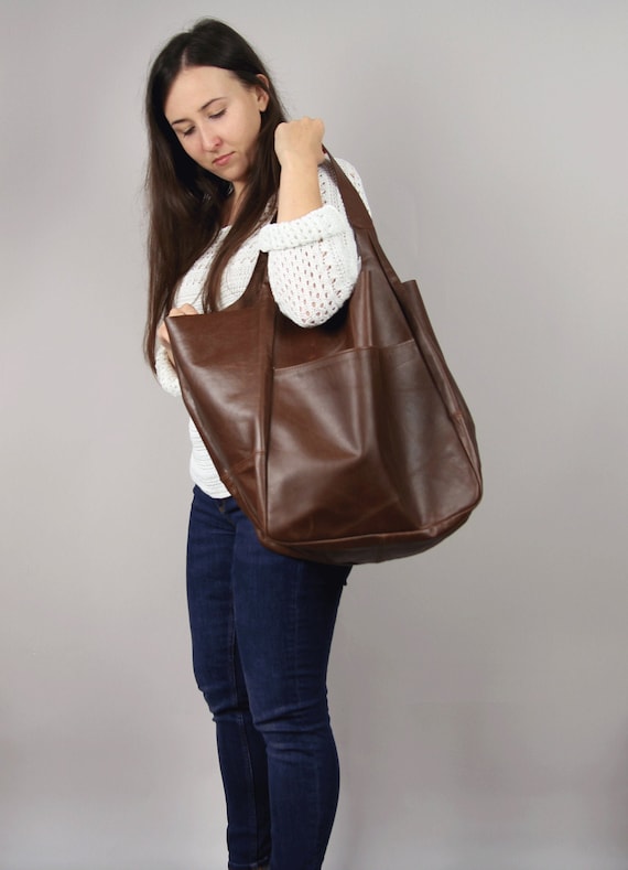 Buy Extra Large Satchel Handbags Leather Tote Designer Purse w/Removable  Shoulder Strap Pink Online at desertcartINDIA