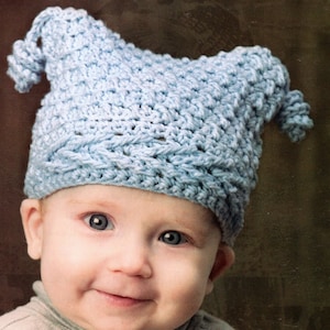 Joker Hat Crochet Pattern  Jester Cap Crochet Pattern 6 Months 12 Months 24 Months PDF Instant Download