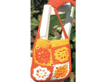 Motivo modello borsa all'uncinetto Modello borsa all'uncinetto PDF Download istantaneo
