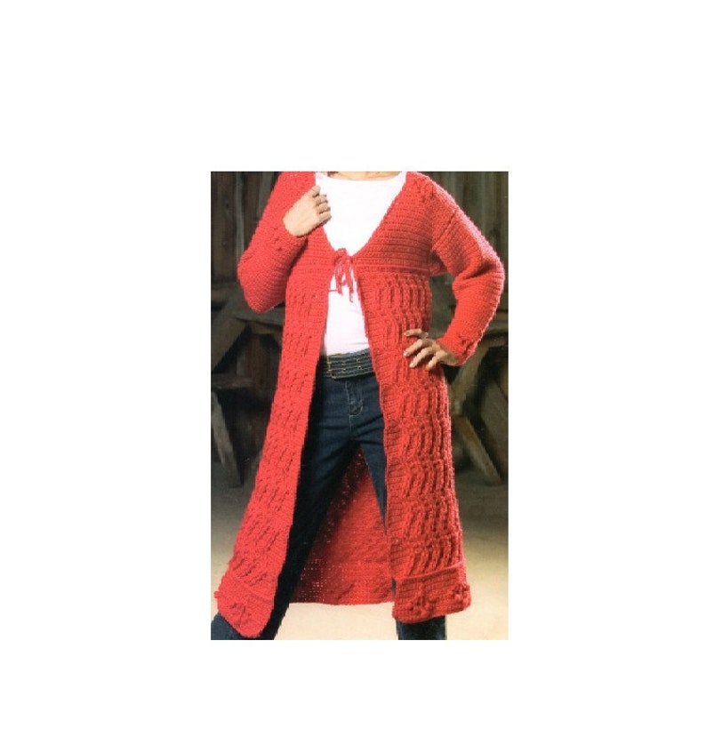 duster cardigan crochet pattern