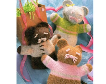 スーティー、スイープ、スー ハンドグローブパペット ヴィンテージ