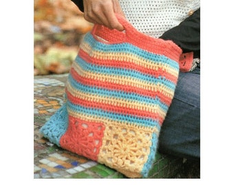 Motivo modello borsa all'uncinetto Modello borsa all'uncinetto PDF Download istantaneo