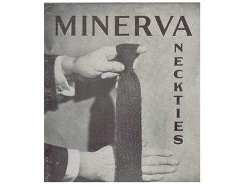 Libro electrónico con patrón de crochet de corbatas Minerva c. 1934 Patrón de tejido de corbatas para hombre Libro electrónico PDF Descarga instantánea