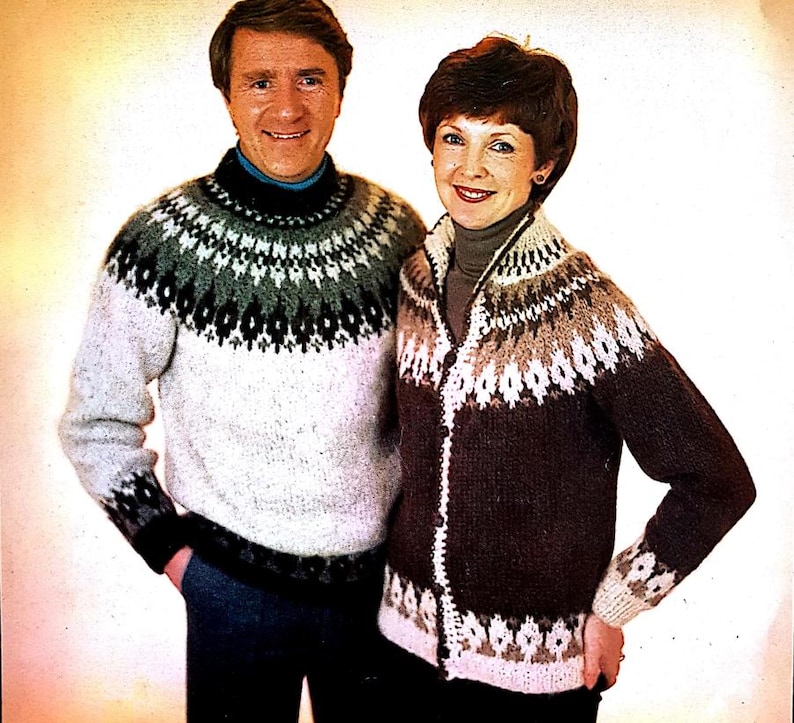 Icelandic Sweaters Knitting Pattern Norwegian Pullover Knitting Pattern ...