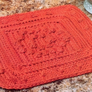 Bobble Pot Holder Trivet Crochet Pattern Bobble Hot Pad Crochet Pattern PDF Instant Download