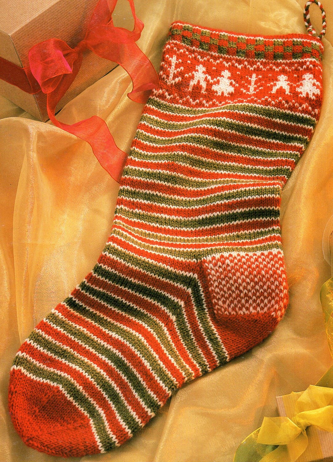 Christmas Stocking Knitting Pattern Heirloom Stocking Knitting Pattern ...