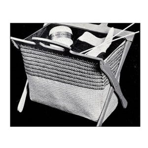 Standing Yarn Holder Caddy Crochet Pattern  Yarn and Work Bag Crochet Pattern PDF Instant Download