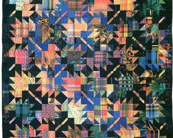 Bear Paw Quiltpatroon Bear Claw Dekbed Sprei Quiltpatroon Naaien PDF Instant Download