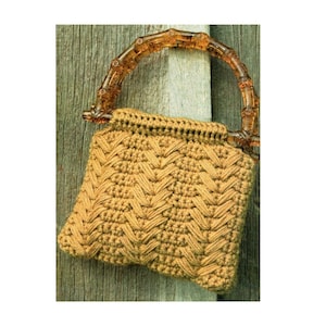 Purse Crochet Pattern Textured Handbag Crochet Pattern PDF Instant Download