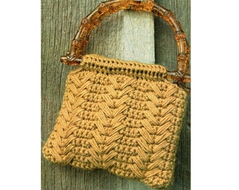 Purse Crochet Pattern Textured Handbag Crochet Pattern PDF Instant Download