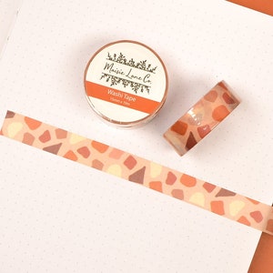 Pebble / Stone / Mosaic Boho Pattern Washi Tape, 15mm for Bullet Journal Planner
