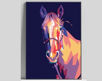 Horse Limited Poster Artwork - Professional Wall Art Merchandise (More Sizes Available)