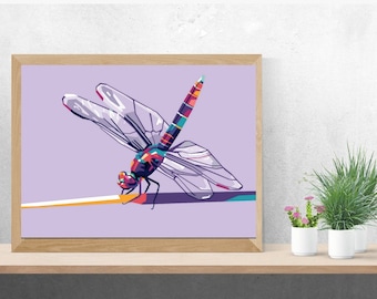 Dragonfly Limited Poster Artwork - Professional Wall Art Merchandise (More Sizes Available)