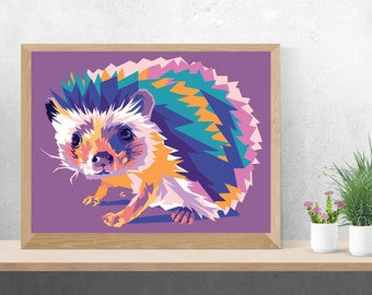 Hedgehog Limited Poster Artwork - Professional Wall Art Merchandise (More Sizes Available)