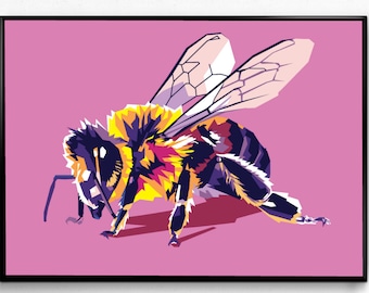 Bee Limited Poster Artwork - Professional Wall Art Merchandise (More Sizes Available)