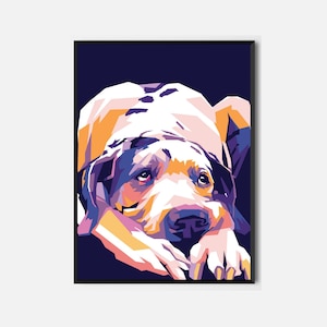 Great Dane Limited Poster Artwork - Professional Wall Art Merchandise (More Sizes Available)