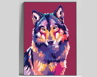 Wolf Limited Poster Artwork - Professional Wall Art Merchandise (More Sizes Available)
