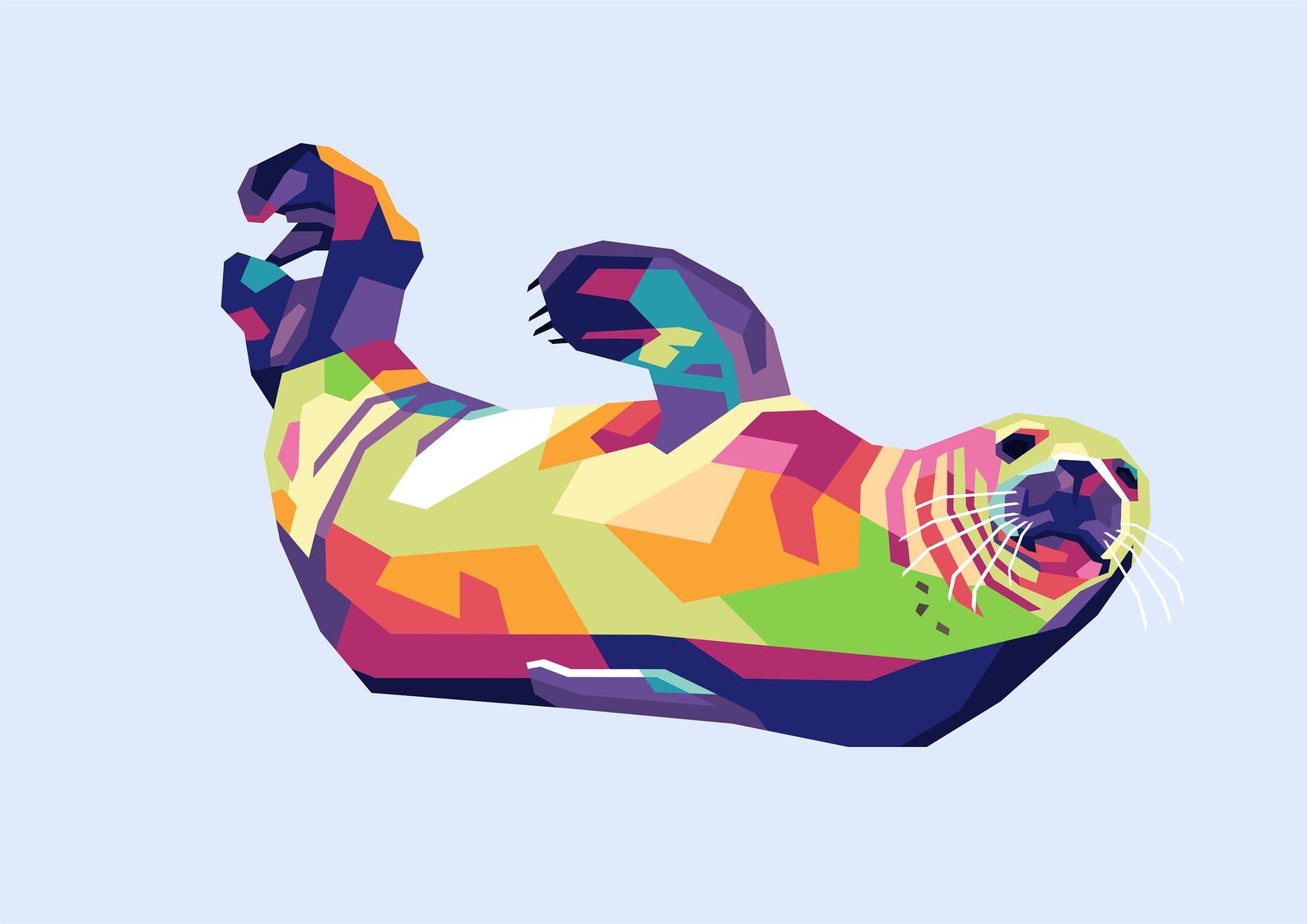 Seal Limited Poster Artwork Professional Wall Art Etsy