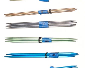 Aluminium breinaalden, puntig, 7 inch, set van 4, kies maat 2, 8 of 9 aluminium, voorzichtig gebruikt