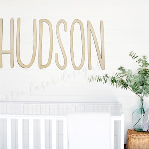 Individual Wooden Letters - Wood Words - Nursery Decor - Children's Rooms - Baby Boy - Girl Signs - Large Cut Outs - Wall Sign, Shower Gifts