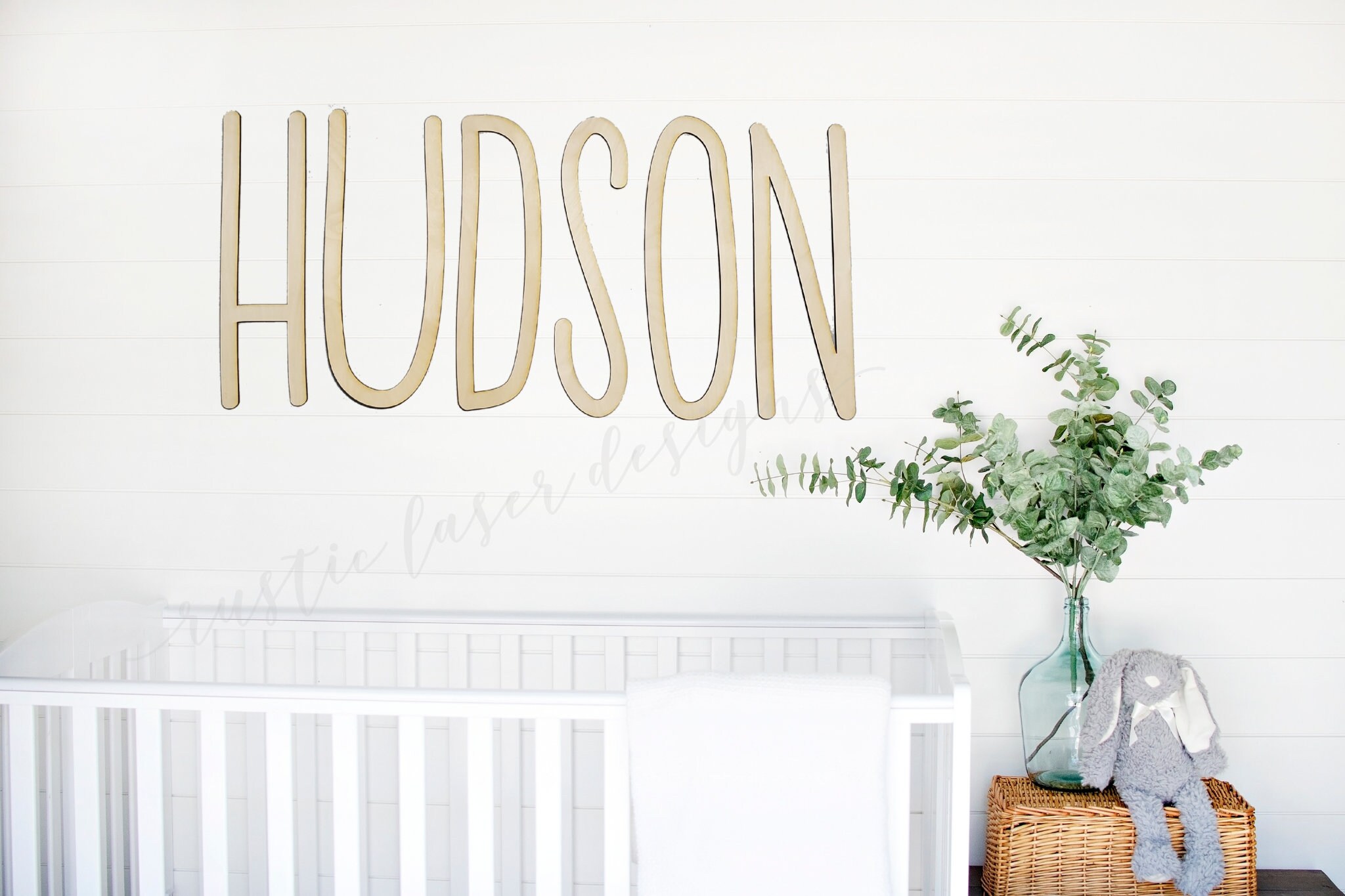 Individual Wooden Letters - Wood Words - Nursery Decor - Children'…