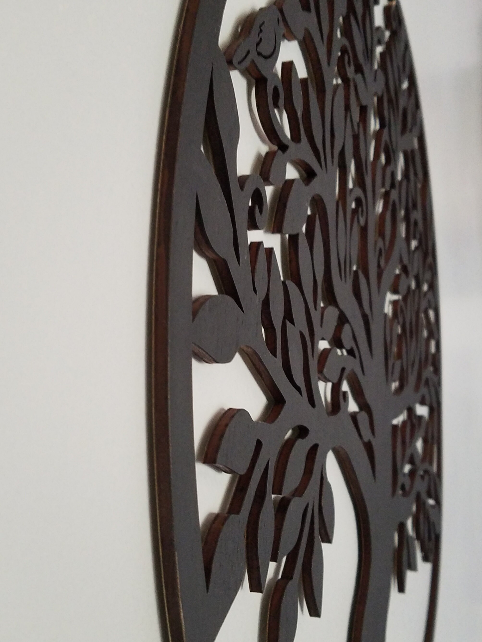 Tree of Life Solid Wooden Cutout Wood Wall Art Tree Etsy