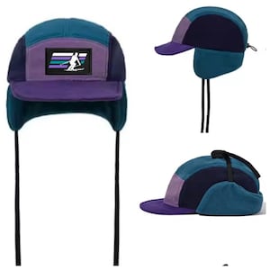 Gorro de forro polar con orejeras para esquí y snowboard