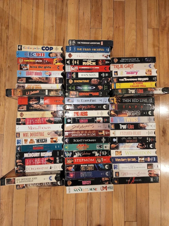 Build Your Own 80's VHS VCR Tape Movie Vintage Legally Etsy Canada