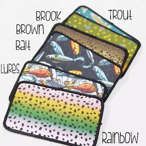 Custom Trout Bass Deep Sea Fish Patch Variety of Options  Fly Fishing Saltwater