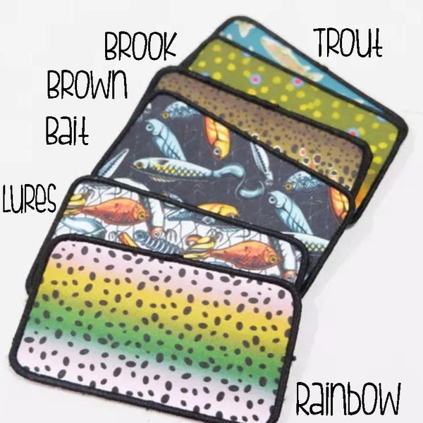 Custom Trout Bass Deep Sea Fish Patch Variety of Options  Fly Fishing Saltwater