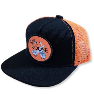 3-24 Months Baby Silly Goose  Patch Name Trucker Hat Cap Infant Boys Adjustable Snapback