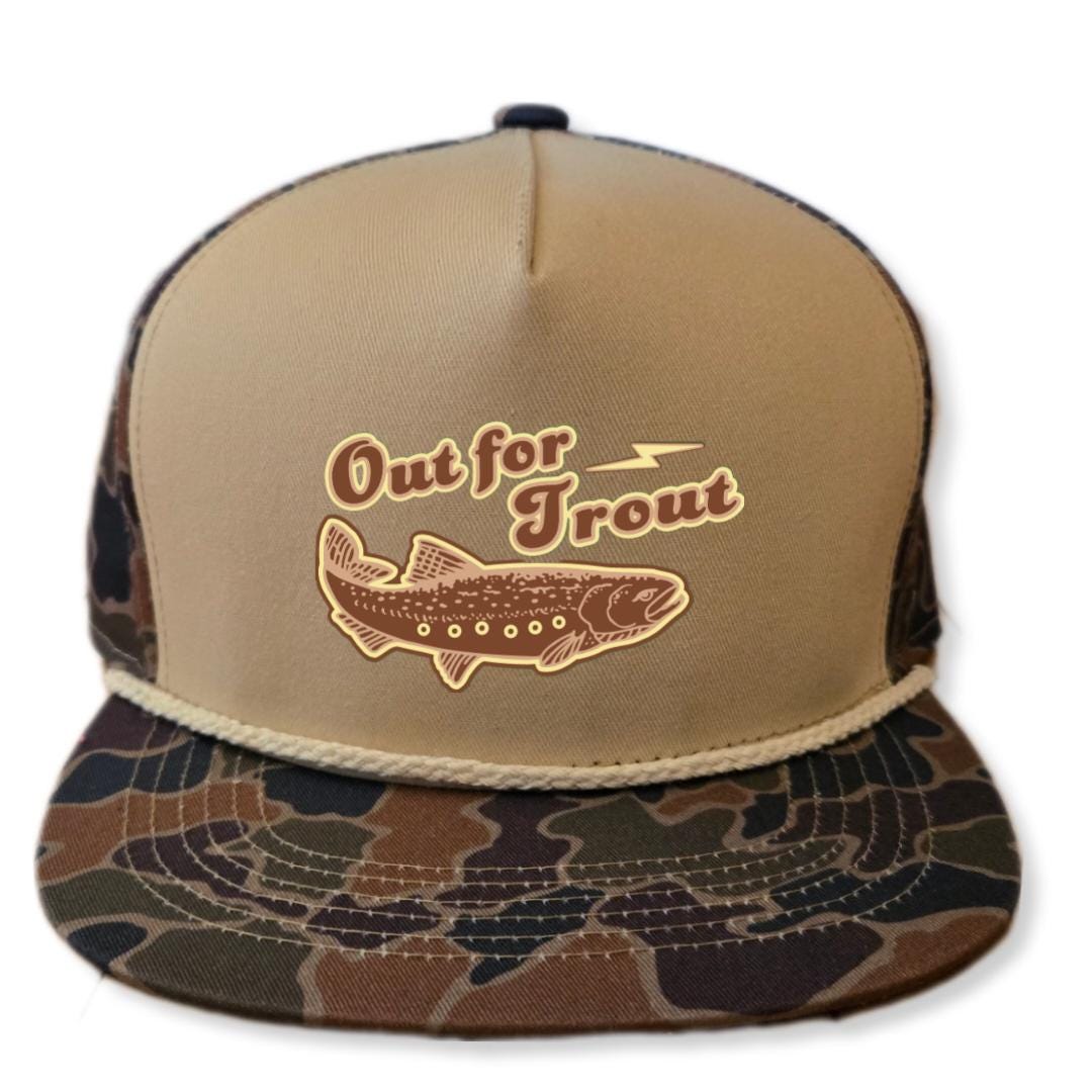 Casquette snapback truite arc-en-ciel écusson pêche à la mouche - France