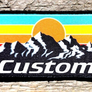 Ski Resort Custom Patch voor Hat Jacket Skiën Snowboard Mountain
