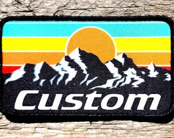 Ski Resort Custom Patch for Hat Jacket  Skiing Snowboard Mountain