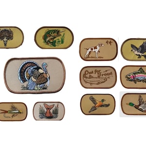 Latający kapelusz z łatką na szyjkę bażanta, kurtka myśliwska, kaczka, pstrąg, okoń, gołąb, indyk, wskaźnik