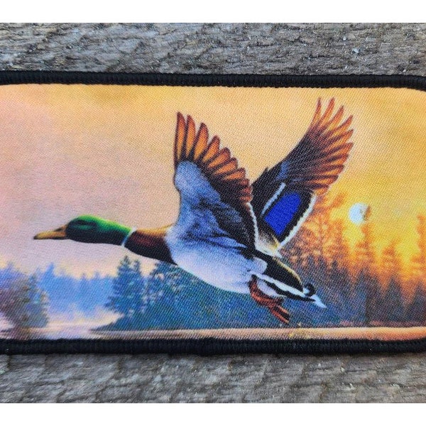 Flying Duck Patch Etsy